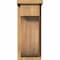 Ekena Millwork Del Monte Smooth Corbel w/Backplate, Western Red Cedar, 7 1/2"W x 10"D x 18"H COR08X10X18DEL01SWR - alternate 4